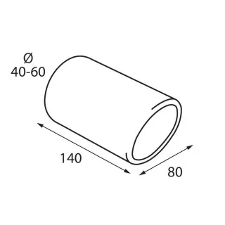 NASTAVAK AUSPUHA 40-65mm PROHROMSKI TS-16L 