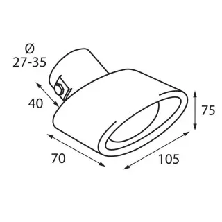 NASTAVAK AUSPUHA 27-35mm PROHROMSKI TS-31 