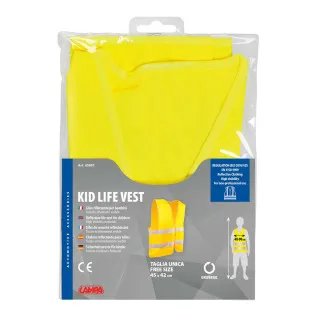 FLUO PRSLUK REFLEKTUJUĆI ZUTI ZA DECU 45x42cm 