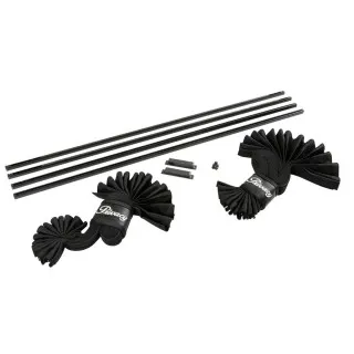 KLIZNE ZAVESE ZA PROZOR 2KOM  VELIČINA M/ŠIRINA 60cm/VISINA 37-42cm 