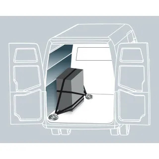 ČELICNE KOPČE ZA VEZIVANJE TERETA U TOVARNOM PROSTORU 2KOM SA SETOM ZA MONTAŽU G-1 