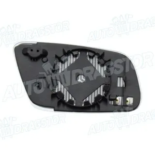 Staklo retrovizora sa nosačem AUDI A3 (8L), 96-03; A4 (B5/8D), 94-01; A6 (C5/4B), 97-04; A8 (D2/4D), 94-03; 