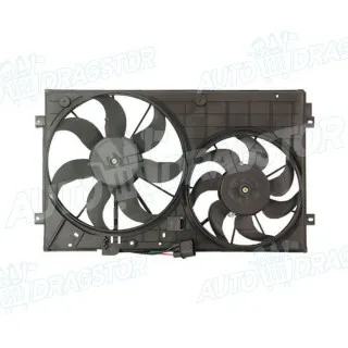 Ventilator hladnjaka sa nosačem AUDI, SEAT, SKODA, VOLKSWAGEN 