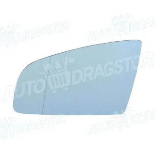 Staklo retrovizora sa nosačem AUDI A3 (8P), 03-12; A4 (B6/8E/8H), 00-04; A4 (B7/8E/8H), 04-07; A6 /ALLROAD(C6/4F), 04-10; 
