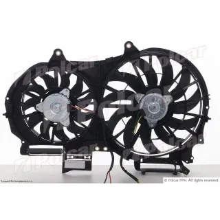 Ventilator hladnjaka sa nosačem AUDI A4 (B6/8E/8H), 00-04; A4 (B7/8E/8H), 04-07; 