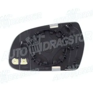 Staklo retrovizora sa nosačem AUDI A3 (8P), 03-12; A4 (B8/8K), 07-16; A5 (B8/8T/F), 07-16; 