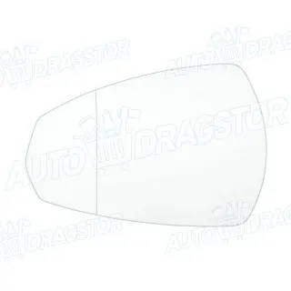 Staklo retrovizora sa nosačem AUDI A3 (8V), 12-20; 