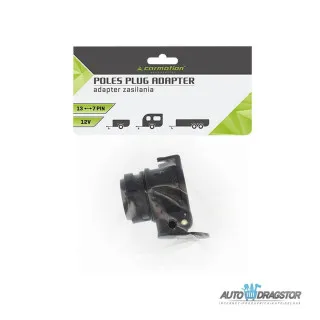 KONEKTOR ADAPTER UTIČNICE 13/7 PINOVA 12V 