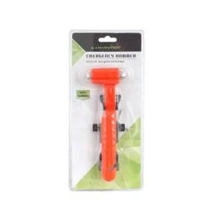 ČEKIC ZA RAZBIJANJE SIGURNOSNOG STAKLA SA NOSAČEM I NOŽEM ZA SEČENJE SIGURNOSNOG POJASA 