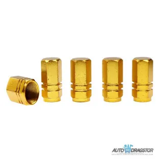 KAPICE VENTILA ALUMINIJUMSKE 5KOM ZLATNE 