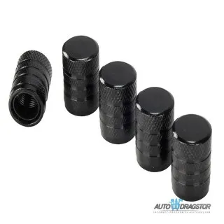 KAPICE VENTILA ALUMINIJUMSKE 5KOM CRNE 