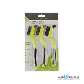 SET ČETKI 3KOM (NAJLON,MESING,INOX) 