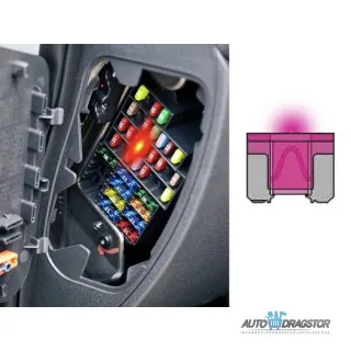 SET OSIGURAČA 10/1 NISKI PROFIL SA LED INDIKATOROM 5A - 1 PC 7.5A - 1 kom 10A - 2 kom 15A - 2 kom 20 