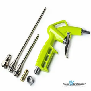 PISTOLJ ZA PUMPANJE GUMA SA SETOM OD 4 NASTAVKA 