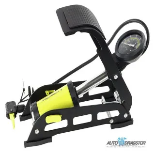 NOŽNA PUMPA SA MANOMETROM 11 BARA/160 PSI 1 CILINDAR 