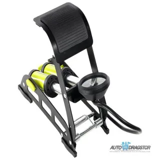 NOŽNA PUMPA SA MANOMETROM 11 BARA/160 PSI 2 CILINDRA 