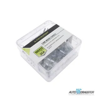 OSIGURAČI 25A 100KOM PLASTIČNA KUTIJA 