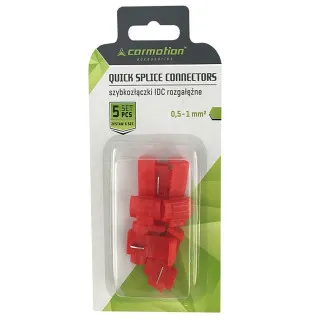 ELEKTRIČNI BRZI KONEKTORI 0,5-1 MM KW, 22-18AWG, 10A MAX, 5 KOM 
