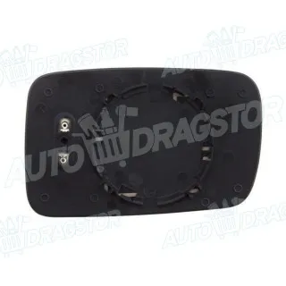 Staklo retrovizora sa nosačem BMW 3 (E46), 98-06; 7 (E65/66), 01-08; 