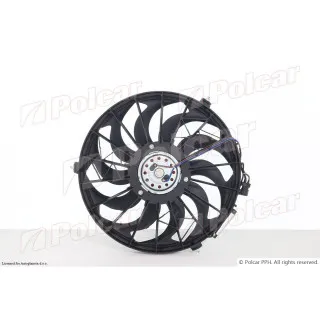 Ventilator hladnjaka sa nosačem BMW 3 (E36), 90-00; 5 (E34), 87-97; 6 (E24), 76-89; 7 (E32), 86-94; 8 (E31), 89-99; 