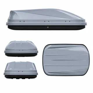 KROVNI KOFER SIVI 450L PREMIUM 139x88x40CM 