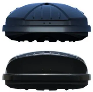 KROVNI KOFER CRNI 600L 173x81x37CM 