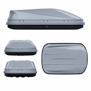 KROVNI KOFER SIVI 480L PREMIUM 139x88x40CM 