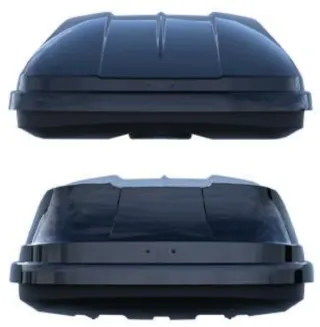 KROVNI KOFER CRNI 650L 173x82x40CM 