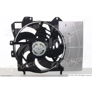 Ventilator hladnjaka sa nosačem CITROËN, PEUGEOT 