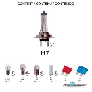 SIJALICA 12V GARNITURA H7 