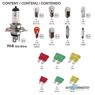 SIJALICA 12V GARNITURA H4 30KOM 