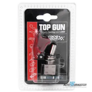 PREKIDAČ ON/OFF TOP GUN CRVENI LED 