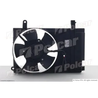 Ventilator hladnjaka sa nosačem CHEVROLET AVEO (T200), 03-06; KALOS, 03-06; 
