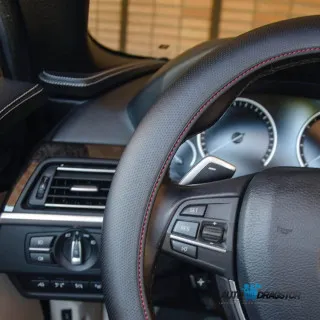 OBLOGA VOLANA 35-36CM CRNA SA CRVENIM KONCEM 