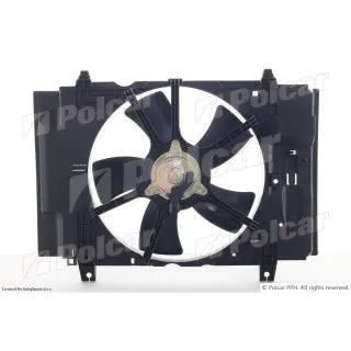 Ventilator hladnjaka sa nosačem NISSAN TIIDA (C11X/SC11X), 07-; 