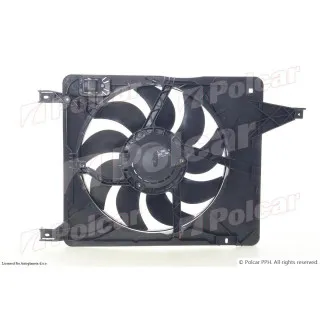 Ventilator hladnjaka sa nosačem NISSAN QASHQAI (J10), 07-14; 