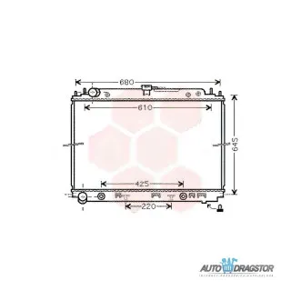 Hladnjak NISSAN NAVARA/FRONTIER (D40), 05-16; PATHFINDER (R51), 04-13; 