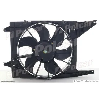 Ventilator hladnjaka sa nosačem DACIA LOGAN (SD), 04-12; SANDERO (SD), 08-12; 