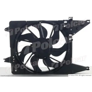 Ventilator hladnjaka sa nosačem DACIA LOGAN (SD), 04-12; SANDERO (SD), 08-12; 