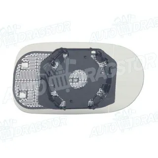 Staklo retrovizora sa nosačem FIAT ALBEA (178), 02-12; PALIO (178), 02-06; PALIO WEEKEND (178/2), 02-/06-11; 