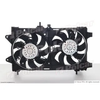 Ventilator hladnjaka sa nosačem FIAT IDEA (350), 04-11; PUNTO (188), 99-10; 
