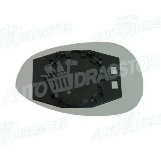 Staklo retrovizora sa nosačem FIAT 500 (312), 07-; GRANDE PUNTO/EVO/PUNTO (199), 05-; LINEA (323), 07-15; 