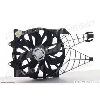 Ventilator hladnjaka sa nosačem FIAT LINEA (323), 07-15; 