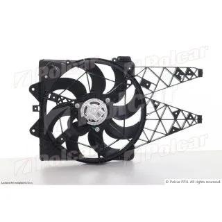 Ventilator hladnjaka sa nosačem FIAT BRAVO (198), 07-14; 