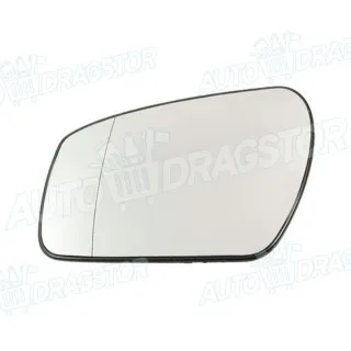 Staklo retrovizora sa nosačem FORD FIESTA (JHS), 02-08; FOCUS C-MAX (C214), 03-07; FOCUS II (DA_), 04-11; FUSION (JUS), 02-12; MONDEO (B4Y/B5Y/BWY), 00-07; 