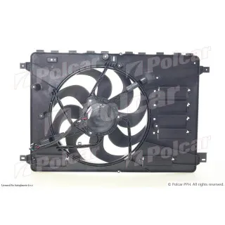 Ventilator hladnjaka sa nosačem FORD GALAXY (WA6), 06-15; KUGA (DM2), 08-13; MONDEO (BA7), 07-15; S-MAX (WA6), 06-15; 