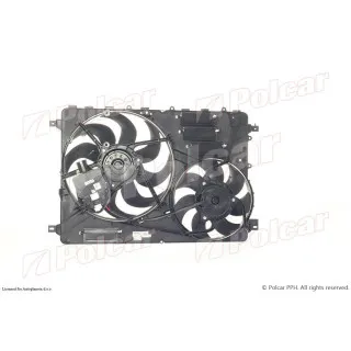 Ventilator hladnjaka sa nosačem FORD GALAXY (WA6), 06-15; KUGA (DM2), 08-13; MONDEO (BA7), 07-15; S-MAX (WA6), 06-15; 