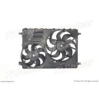 Ventilator hladnjaka sa nosačem FORD GALAXY (WA6), 06-15; KUGA (DM2), 08-13; MONDEO (BA7), 07-15; S-MAX (WA6), 06-15; 