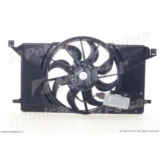 Ventilator hladnjaka sa nosačem FORD C-MAX, 11-; FOCUS, 11-18; 