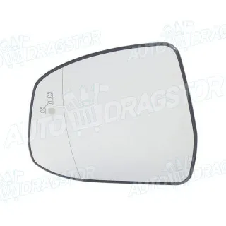 Staklo retrovizora sa nosačem FORD FOCUS, 11-18; MONDEO (BA7), 07-15; 